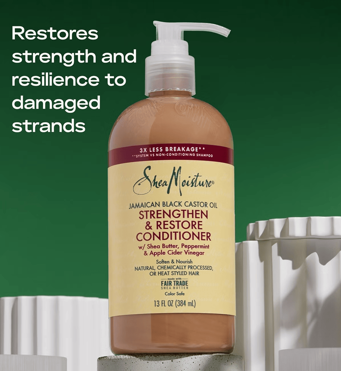Shea Moisture Strengthen & Restore Jamaican Black Castor Oil Conditioner 13 oz