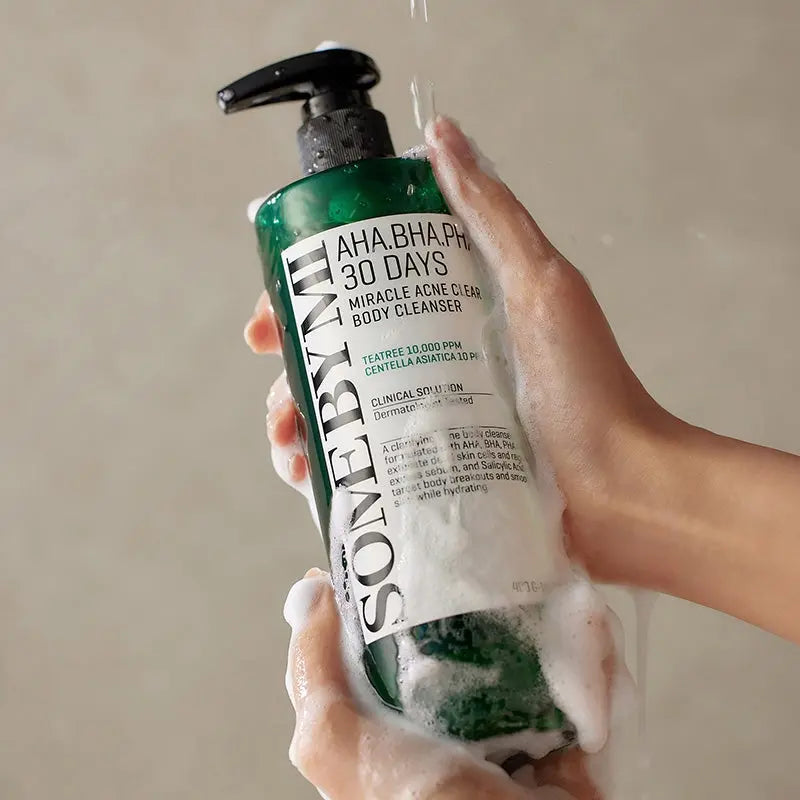 SOME BY MI AHA BHA PHA 30 Days Miracle Acne Clear Body Cleanser 13.5oz