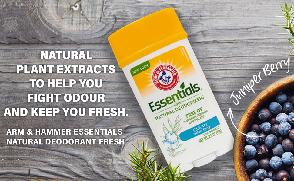 Arm & Hammer Essentials Clean Deodorant, 71 g (2.5 oz)